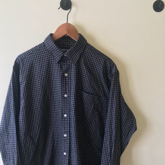 Polo Golf Ralph Lauren Mens Plaid Shirt Sz M - Picture 1 of 6
